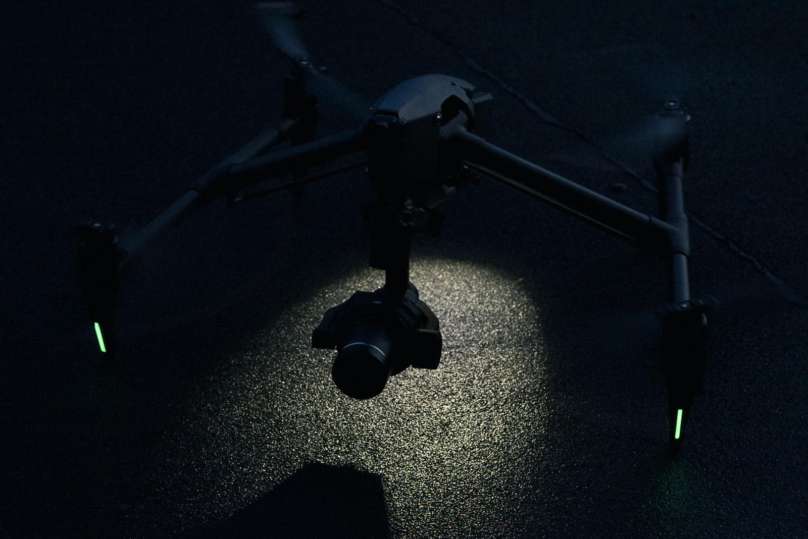 DJI Inspire 3 capturing aerial cinematography in Montreal